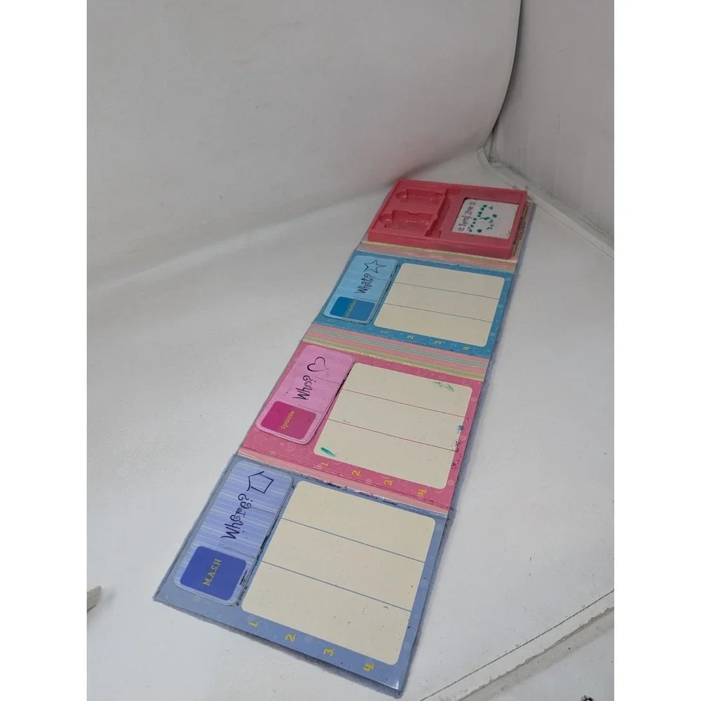 Vintage Y2K Fundex My Mash Destiny Diary Fuzzy Book Planner Dry Erase Blue Girls